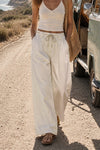 LODI DRAWSTRING WIDE LEG JEAN