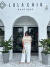 LORELEI CROCHET SHORT SLEEVE TOP