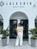 LORELEI CROCHET SHORT SLEEVE TOP