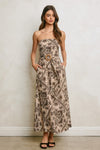 ISABELLA TIE DETAIL MIDI DRESS