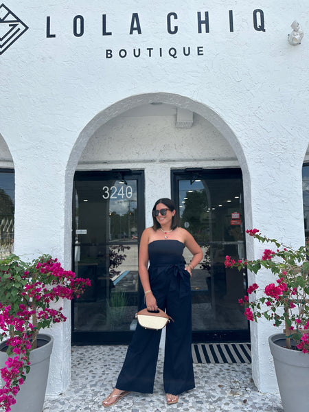 ANDERSON FLORAL BUSTIER MIDI DRESS