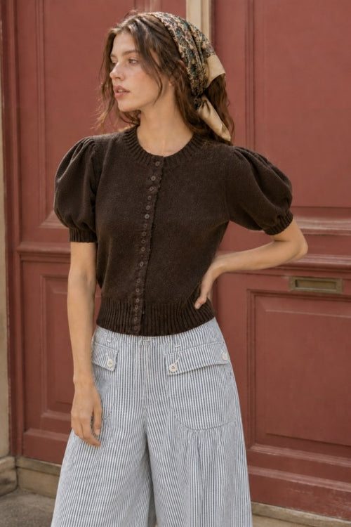 SOFT PUFF SLEEVE TOP