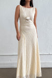 KIRSTEN LACE BOAT NECK MAXI DRESS