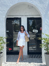 BETT CROCHET STRIPED CARDI