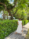 ADDISON FLORAL TEXTURED TOP & MAXI SKIRT SET