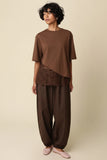 CAMILLA ASSYMETRIC LACE TRIM TOP