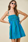 MOXIE STRIPED SUMMER DRESS WITH SIDE TIES