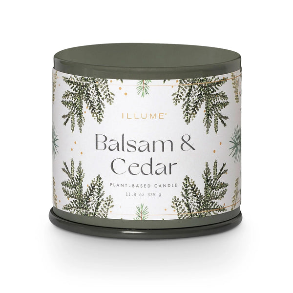 ILLUME BALSAM & CEDAR PLANT BASED CANDLE