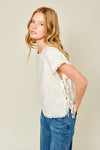 AMIRI PONCHO STYLE BLOUSE