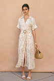 SEASHORE MAXI SHIRT DRESS