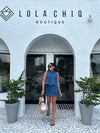 MERCEDES MEDIUM WASH DENIM SKORT