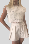 NADIA EMBROIDERED TOP AND SET