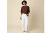 CAMILLA ASSYMETRIC LACE TRIM TOP