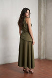 CLARA HALTER MAXI DRESS