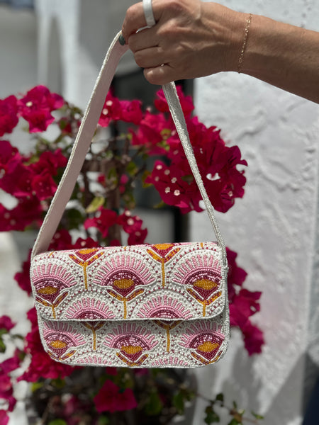 MAUREA BEADED BAGUETTE BAG