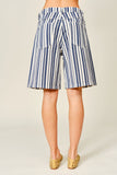 Elcie Stripe Barrel Shorts