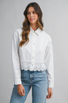 KARA LACE TRIM DETAIL TOP