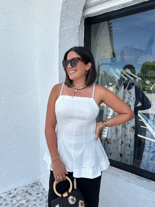 LUNA PEPLUM TOP