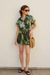 MARISOL SHORT SLEEVE ROMPER
