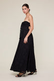 ADORE EMBOSSED OPEN BACK MAXI