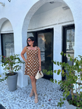 SUNDANCE POLKA DOT MINI DRESS