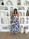 NARA SUNSET STRAPLESS DRESS