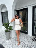 ADDY CONTRAST TRIM WRAP SKORT