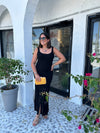 JUNO FRINGE HEM TANK MIDI