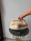 ST BARTHS CROCHET BIG POUCH