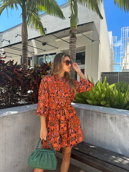 DREW MULTICOLOR MINI DRESS
