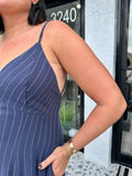 EMEE LINEN MIDI DRESS