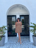 SUNDANCE POLKA DOT MINI DRESS