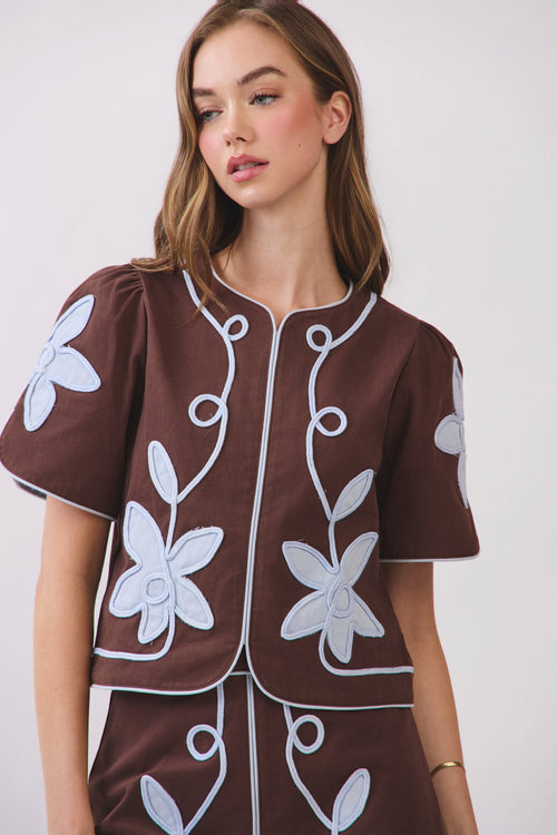 LIA FLORAL STRUCTURE TOP
