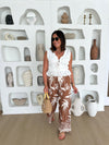 DELPHI PRINTED WIDE LEG PANT