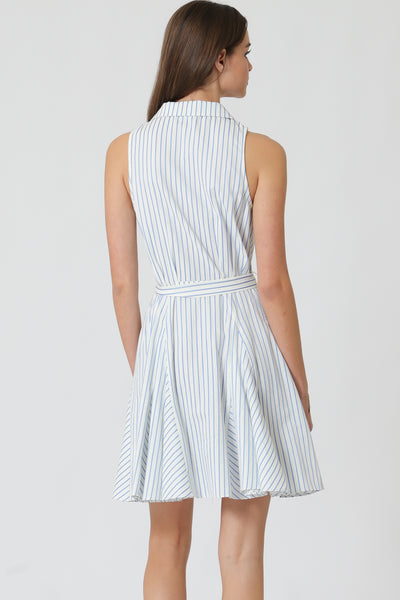 OLIVIA BUTTON DOWN MINI DRESS