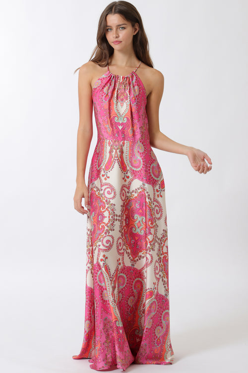 NINA HALTER MAXI DRESS