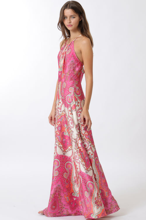 NINA HALTER MAXI DRESS