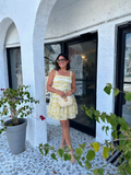 BELLEVUE TIERED FLORAL MINI DRESS