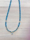 TURQUOISE BEADED NECKLACE