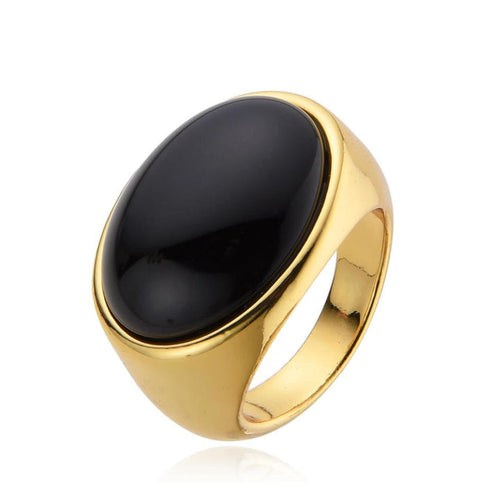 BLACK DOME RING