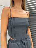 MADISSON LOUNGE CROPPED TOP