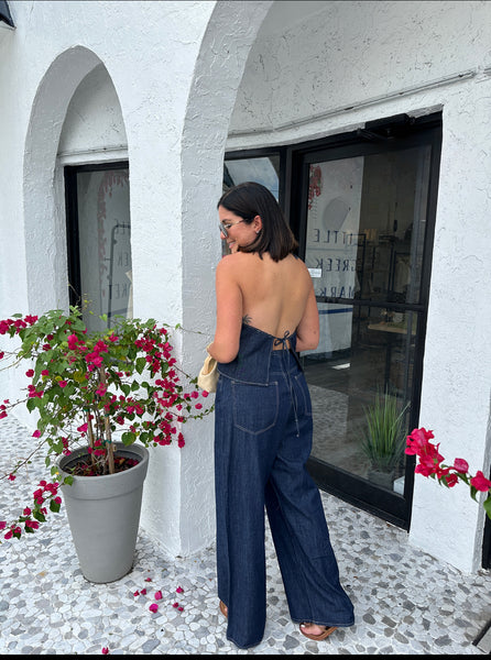 KALI OPEN BACK HALTER TOP