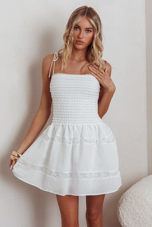 TYLA LITTLE WHITE DRESS