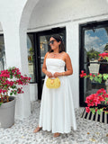 AVA SIMPLE LINEN MAXI DRESS
