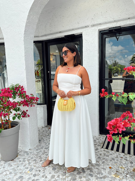AVA SIMPLE LINEN MAXI DRESS