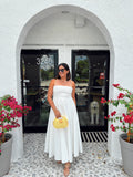 AVA SIMPLE LINEN MAXI DRESS