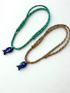 CELINA LAPIS LAZULI CORD FISH NECKLACE