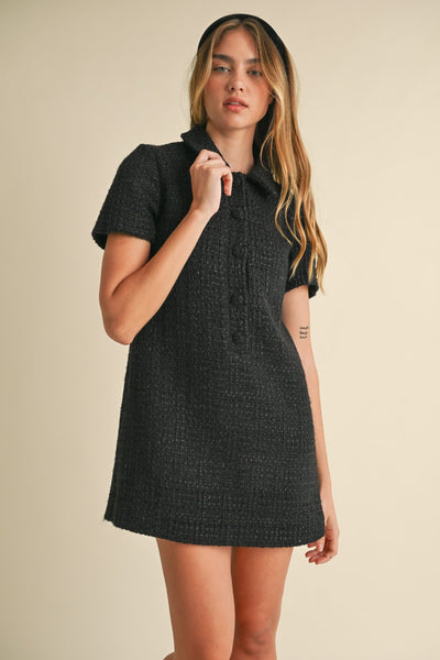 AMIRI TWEED MINI DRESS