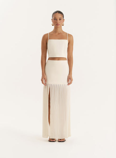 LUCIAN PLEATED MAXI SKIRT