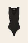WYATT VNECK DOUBLE LINED BODYSUIT